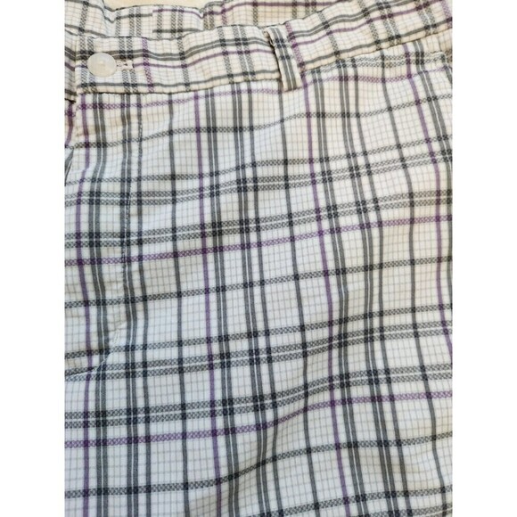 Slazenger Mens Golf Shorts Plaid EUC Sz 34 - Picture 2 of 7